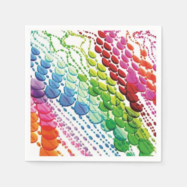 Bead Curtain Napkins (Front)