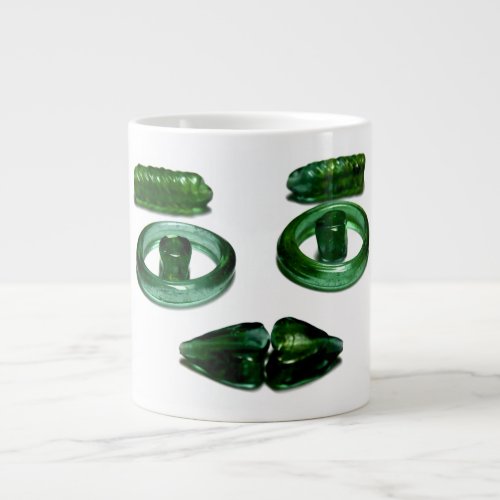 Bead Face Zelena Jumbo Mug