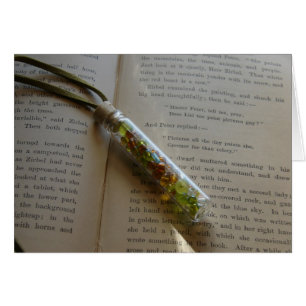 Bead Filled Vial Necklace Cards