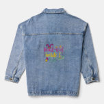 Bead-iful Inside and Out Funny Mardi Gras Gift  Denim Jacket