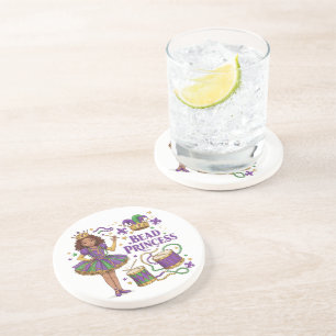 Bead Princess - Mardi Gras Coaster