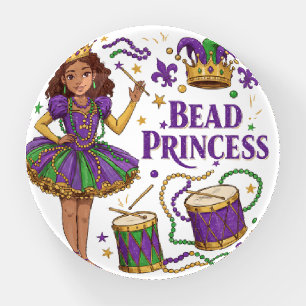 Bead Princess - Mardi Gras Paperweight