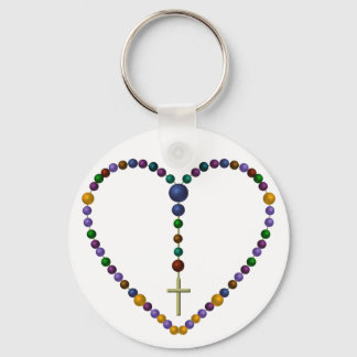Bead Rosary #1 Keychain