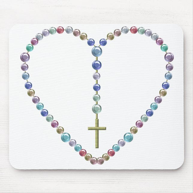 Bead Rosary #2 Mouse Pad (Front)