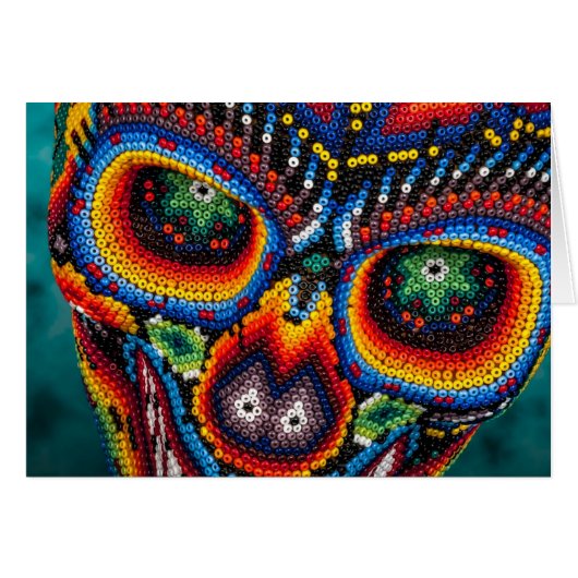 Bead Skull Eyes Cards (Front Horizontal)