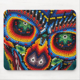 Bead Skull Eyes Mouse Pad
