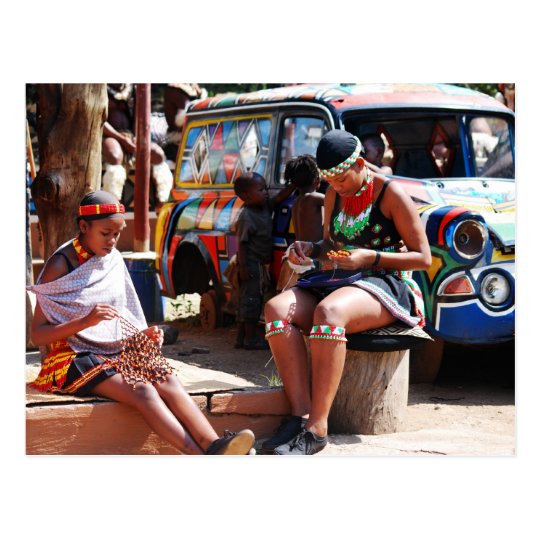Bead Workers Postcard