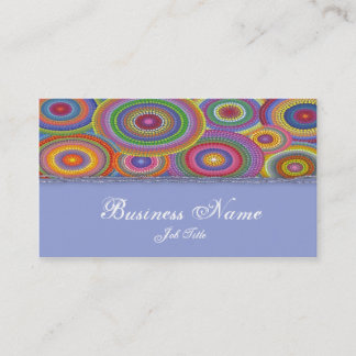 Beaded colors elegant business card