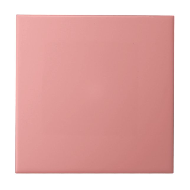 Beaded Coral Square Kitchen and Bathroom Ceramic Tile (Front)