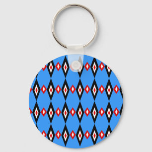 Beaded Diamonds Keychain