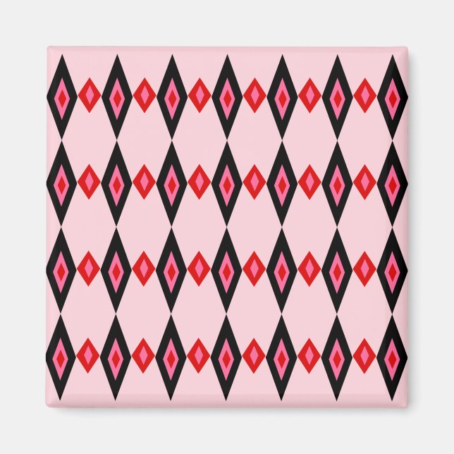 Beaded Diamonds Magnet (Front)
