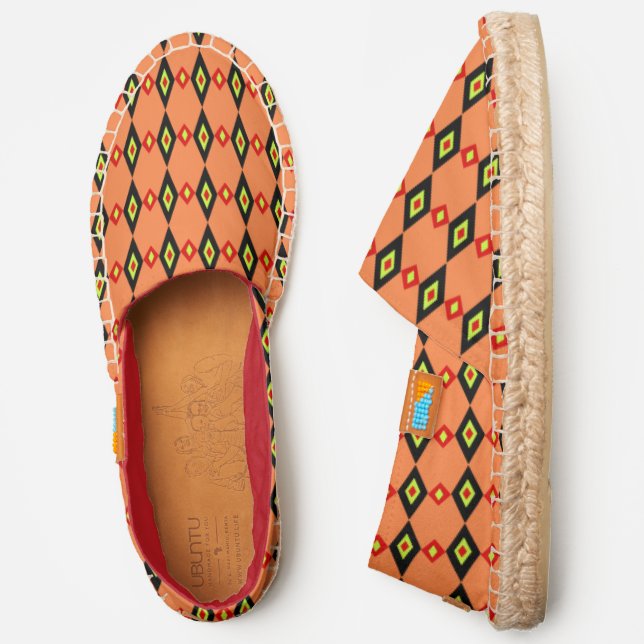 Beaded Diamonds Pattern Espadrilles (Side)