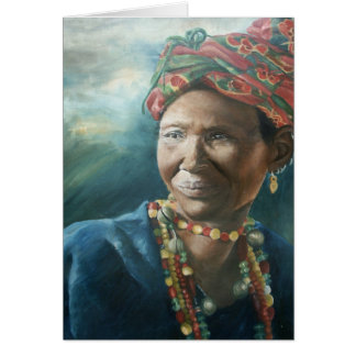 Beaded Dogon Woman Cards