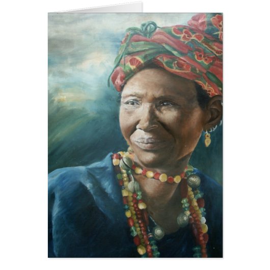 Beaded Dogon Woman Cards (Front)