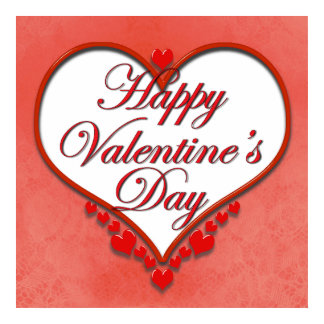 Beaded Heart Valentine Poster