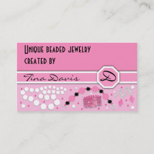 Beaded Jewelry Business Card