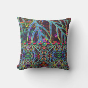 Beaded Leaves Evening Bag Outdoor Pillow