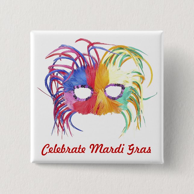 Beaded Mask - Button (Front)