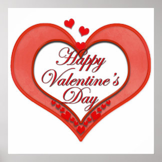 Happy Valentines Day Posters | Zazzle