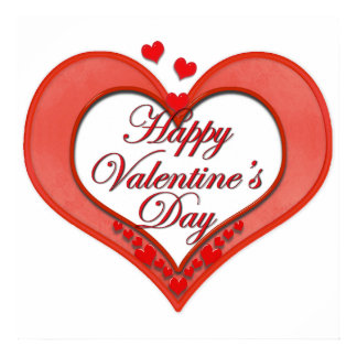 Beaded Red Heart Valentine Poster