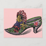 Beaded Slipper Postcard