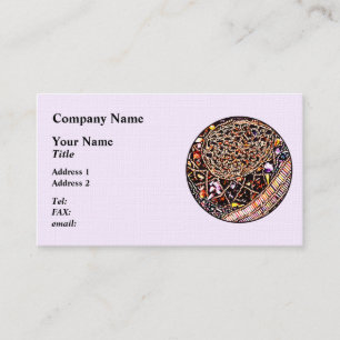 Beaded Victorian Purse Business Card