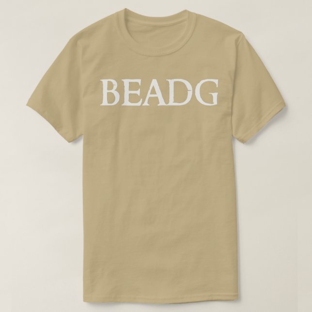 BEADG Funny 5 String Bass Guitar Player  Musician  T-Shirt (Design Front)