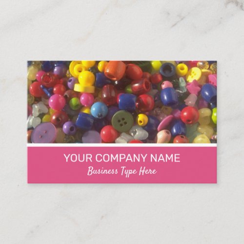 Beads Sewing Crafts Business Card