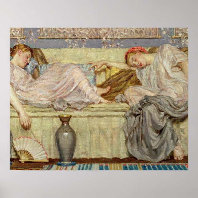 Beads (study), c.1875 (oil on canvas) poster (Front)