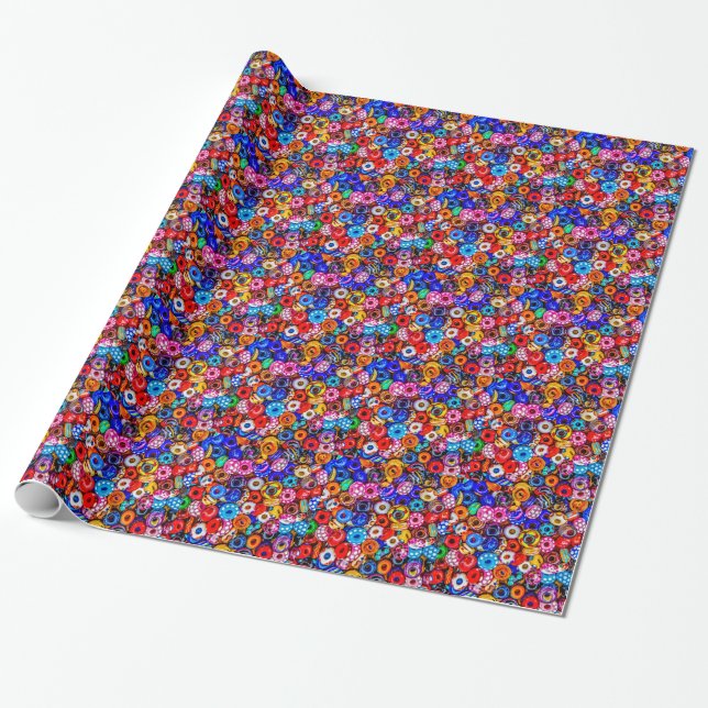 Beads Wrapping Paper (Unrolled)