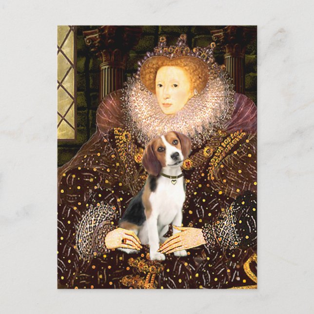 Beagle 1 - Queen Elizabeth I Postcard (Front)