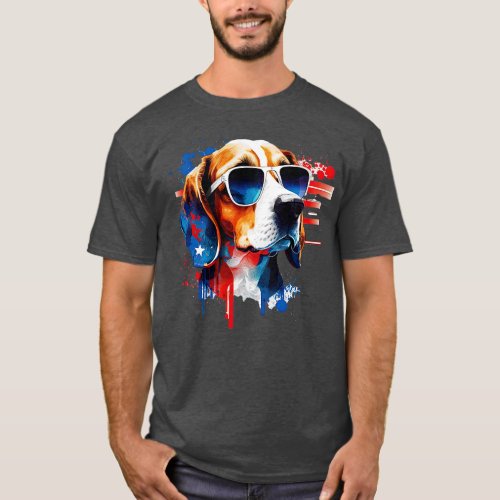 Beagle 4th of July 1 T_Shirt
