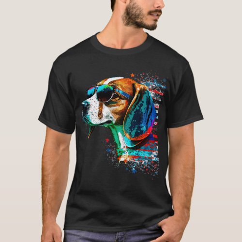 Beagle 4th of July 5 T_Shirt