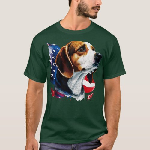 Beagle 4th of July 6 T_Shirt