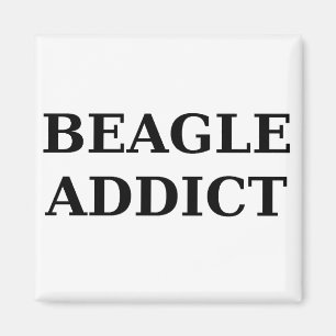 beagle addict magnet