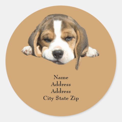 Beagle Address Label