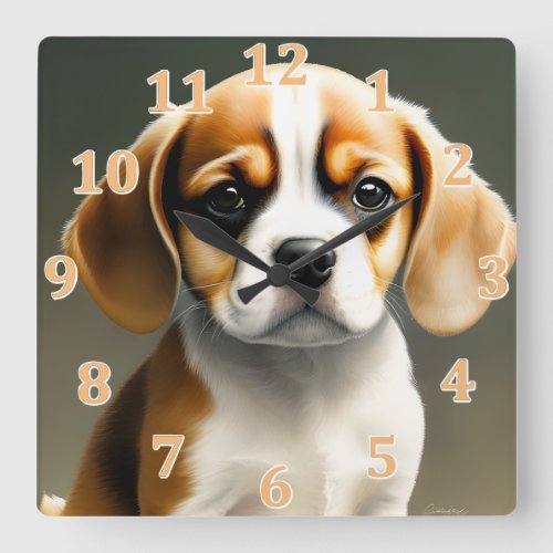 Beagle Adorable Wall Clock