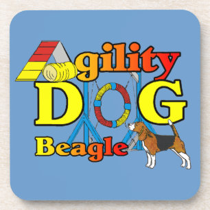 Beagle Agility Gifts Coaster