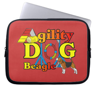 Beagle Agility Gifts Laptop Sleeve