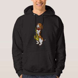 Beagle And Saxophone Cute Dog Children Animal Hoodie