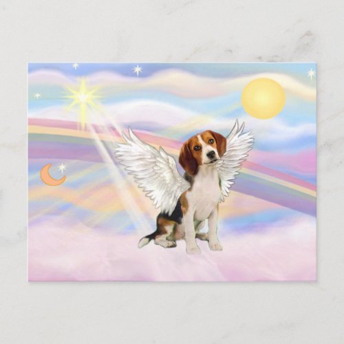 Beagle Angel Postcard
