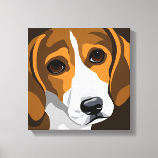 Beagle Art Canvas Prints