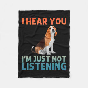 Beagle Art For Men Women Kid Beagle Themed Beagle Fleece Blanket