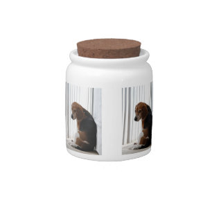 beagle attitude candy jar