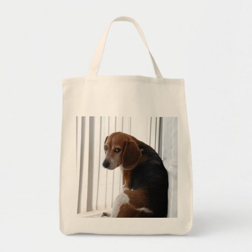 beagle attitude tote bag