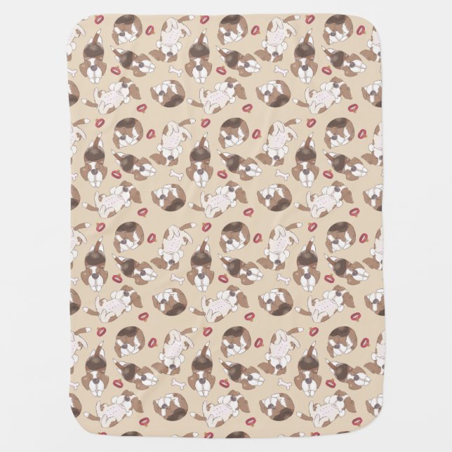 Beagle Baby Blanket (Front)
