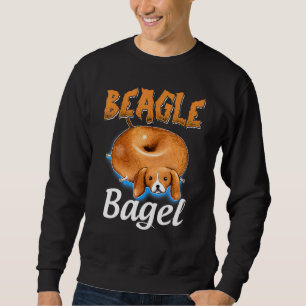 Beagle Bagel Beagle Dog Bagel Bread Cute Animal Sweatshirt