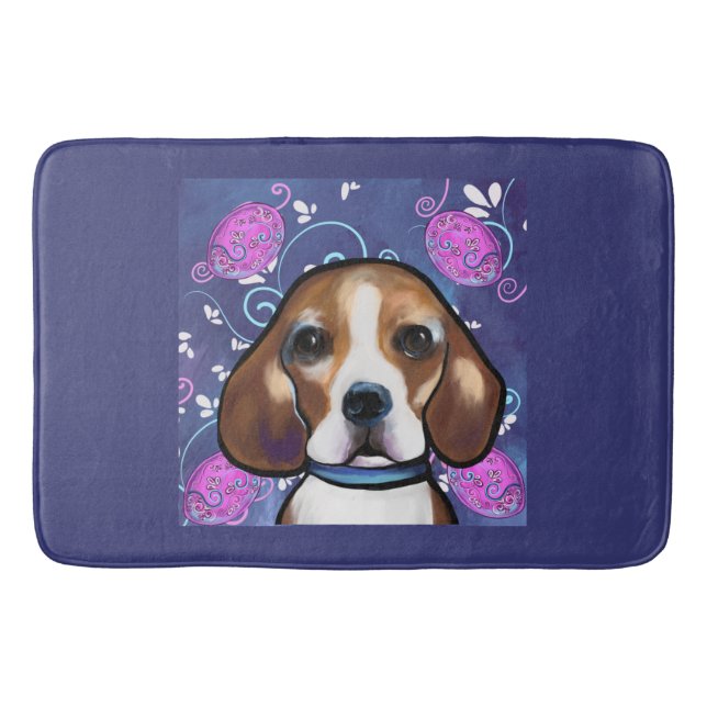 Beagle          bath mat (Front)