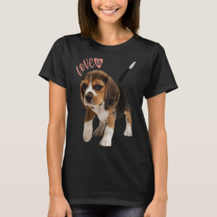 Beagle Beagles Love Is Dog Mom Dad Puppy Pet Cute T-Shirt
