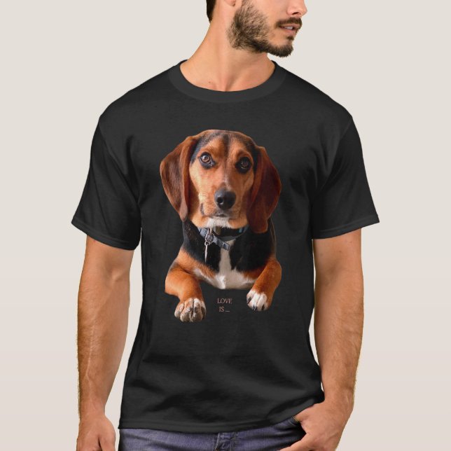 Beagle Beagles Tee Love Dog Mom Dad Puppy Love Pet (Front)